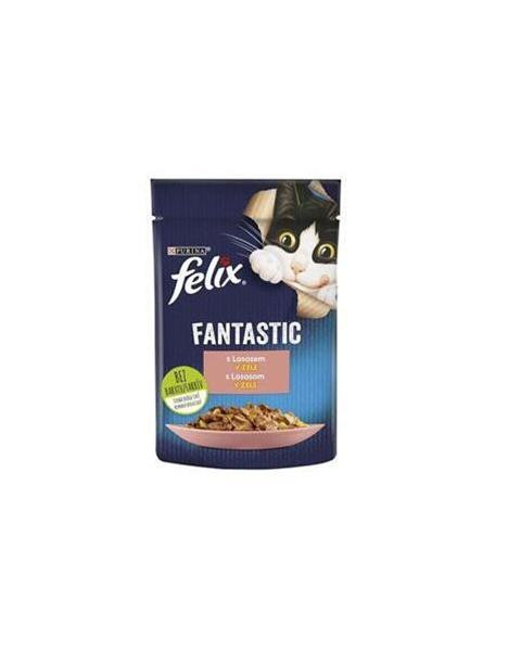 Nestlé FELIX Fantastic cat losos želé kapsička 26x85 g