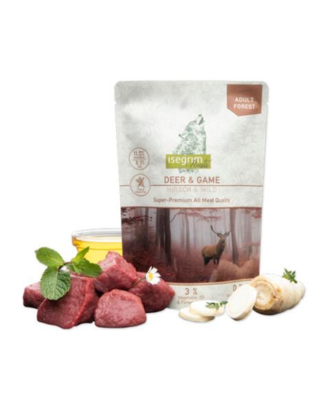 ISEGRIM dog Adult Isegrim Roots, Deer & Game bal. 7 x 410 g kapsičky