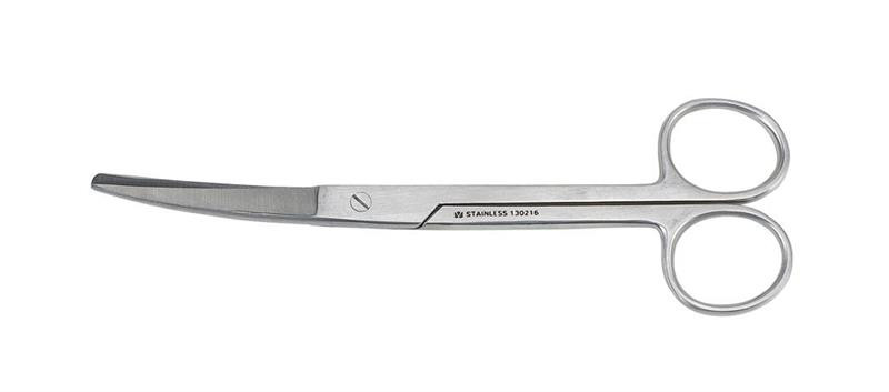 Nožnice chirurgické KRUUSE Cooper zahnuté O/T 160 mm