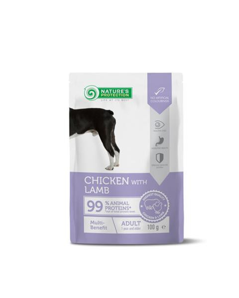 Natures P KAPSIČKY dog adult Multi benefit chicken & lamb 22x100 g