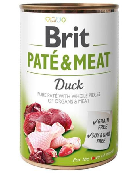 Brit Paté & Meat Duck 400 g konzerva