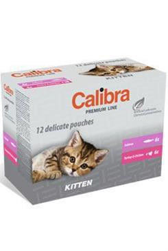 Calibra KAPSIČKA Premium cat Kitten Multipack 12 x 100 g