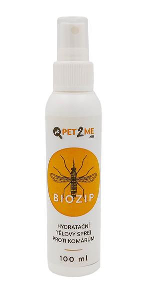 Pet2Me BIOZIP sprej proti komárom hydratačný, telový 100 ml