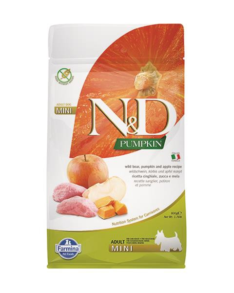 Farmina N&D dog PUMPKIN (GF) adult mini, boar & apple 0,8 kg