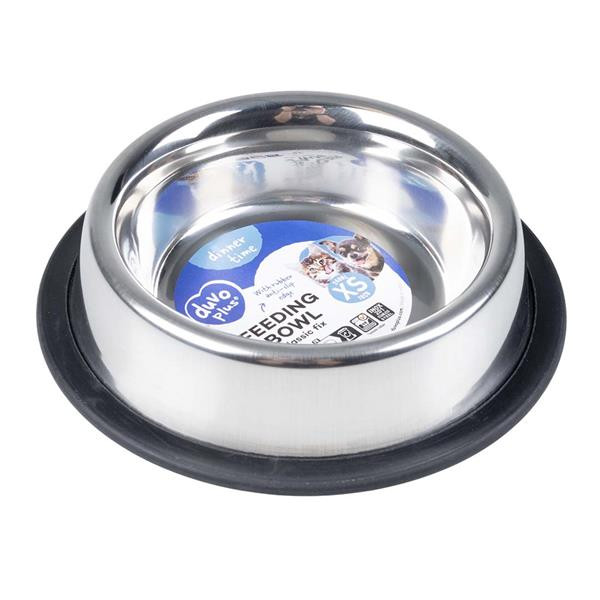 Miska DUVO+ Classic FIX nerezová protisklzová XS-240ml priemer 16 cm