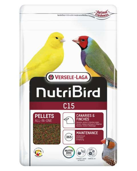 VL Orlux NutriBird C15- extrudy pre kanáriky a exoty na denné kŕmenie 3 kg