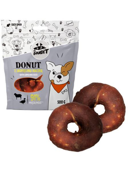 Pamlsok Mr. Bandit donut with lamb 500g