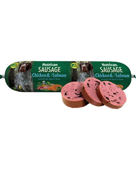Saláma Nutrican Sausage Chicken & Salmon 800 g
