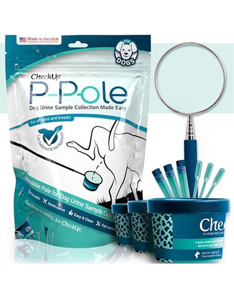 CheckUp P - Pole set na neinvazívny odber moču psa - sada