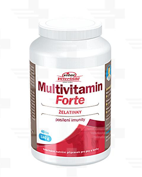 VITAR Veterinae Multivitamin Forte želé 40 ks/140 g