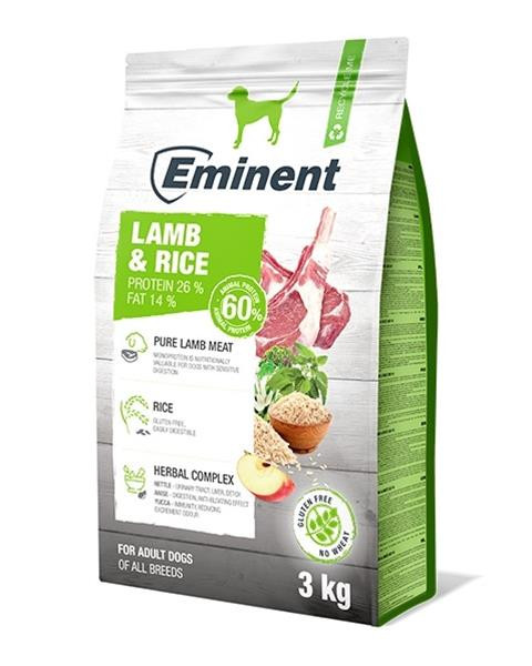Eminent Dog Lamb & Rice NEW 3 kg