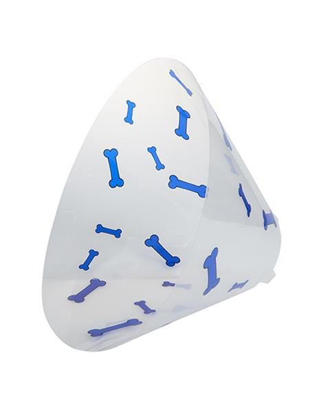 Golier ochranný BUSTER Design Bones 30 cm, tmavomodrý, 10 ks