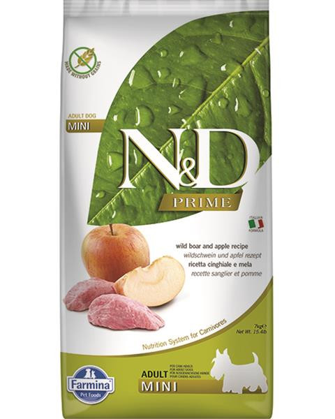 Farmina N&D dog PRIME (GF) adult mini, boar & apple 7 kg