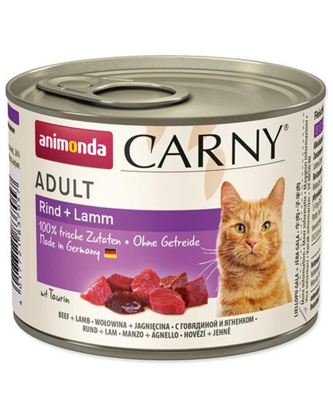 Animonda CARNY® cat Adult hovädzie a jahňa bal. 6 x 200 g konzerva