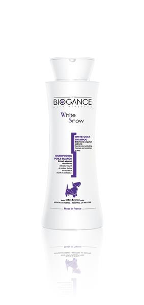 Šampón BIOGANCE White Snow 250 ml (na bielu a svetlú srsť)
