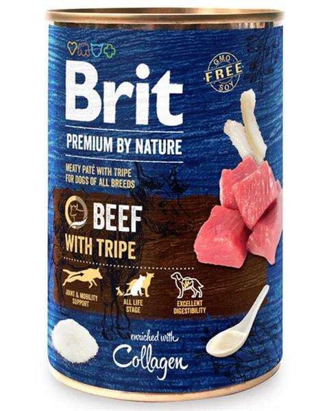 Brit Premium by Nature dog Beef with Tripes 6 x 400 g konzerva