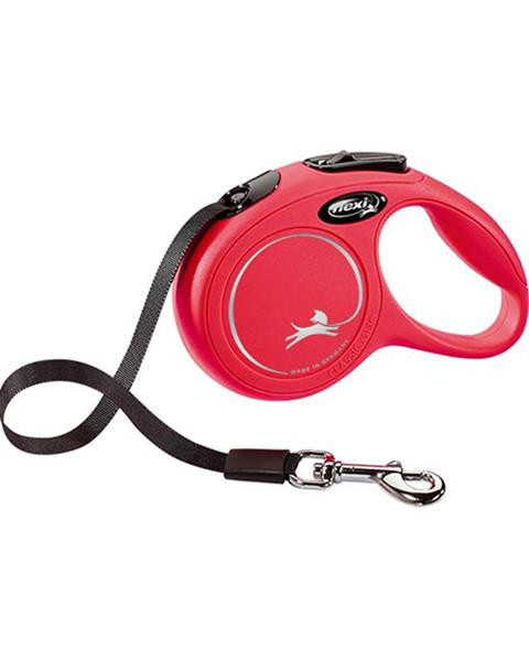 Vodítko Flexi Classic NEW páska XS 3 m červené (do 12 kg)