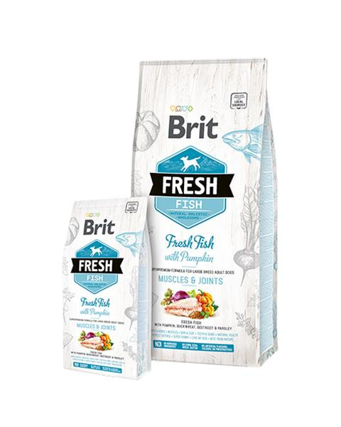 BRIT Fresh Adult Large ryba s tekvicou 12 kg