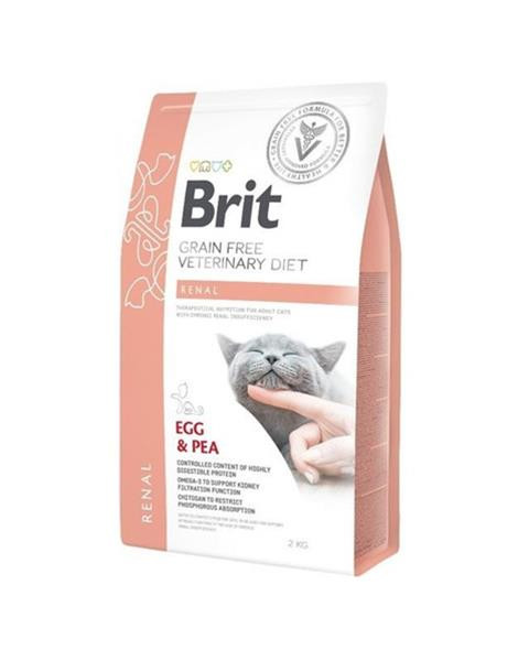 Brit Veterinary Diets GF cat Renal 2 kg