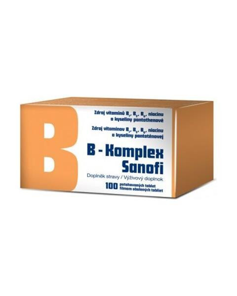 B - Komplex Sanofi tbl. flm. 1 x 100 ks