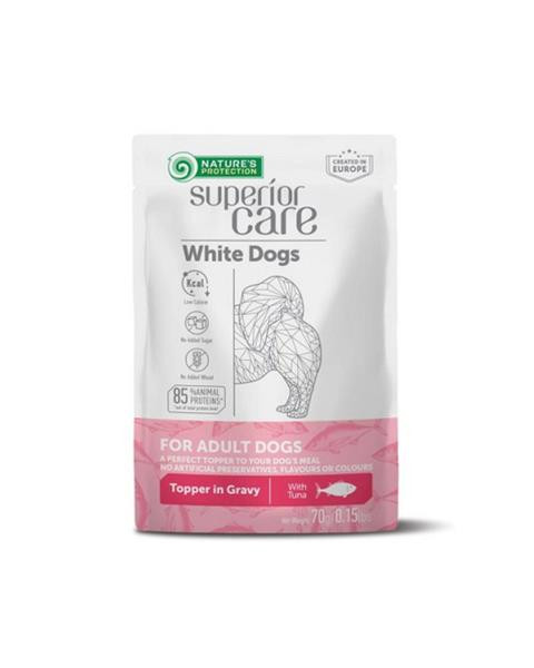 Natures P Superior care white dog adult all breeds tuna kapsička 24 x 70 g