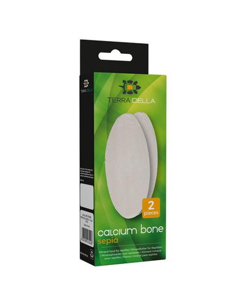 Vápniková kosť sépiová biela 2 ks