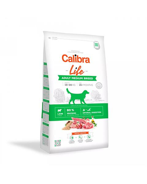 Calibra Dog Life Adult Medium Breed Lamb 2,5 kg