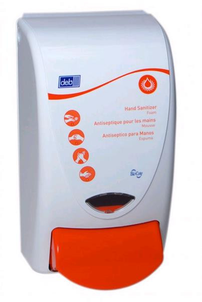 Dávkovač DEB - dezinfekcia, červený 1000 ml