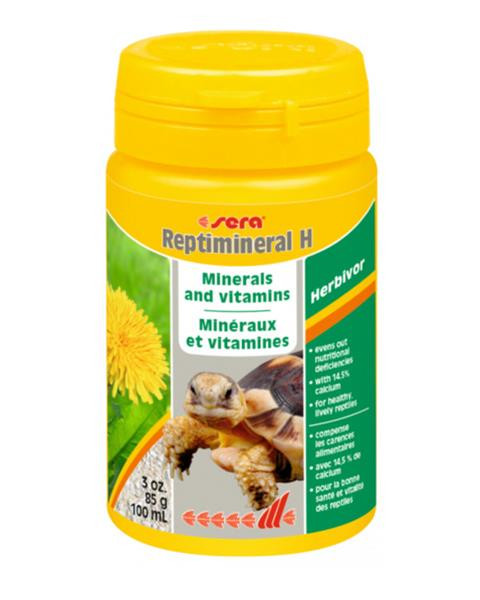 Sera Reptimineral H pre bylinožravé plazy 100 ml