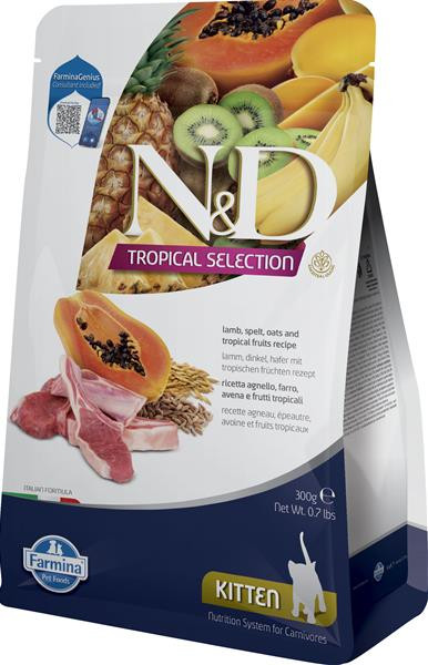 Farmina N&D cat TROPICAL SELECTION (AG) kitten, lamb 0,3 kg