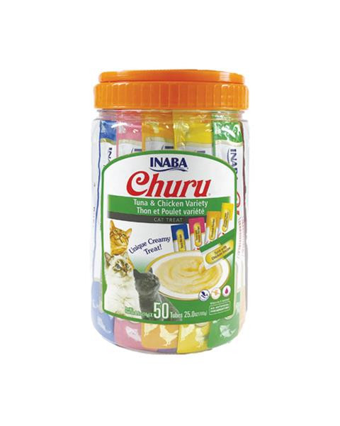 Pamlsok Inaba Churu cat Tuniak s Kuraťom 5 príchutí 50 túb 700 g