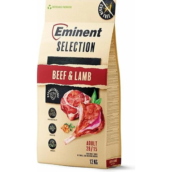 Eminent dog Selection Adult Beef & Lamb 12 kg 