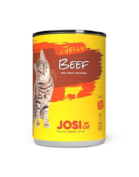JosiCat konzerva Cat Beef in Jelly 400 g